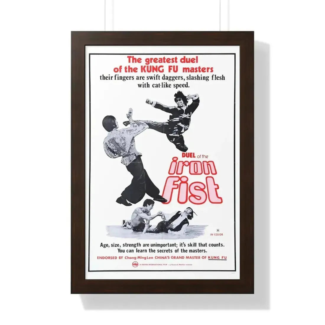 DUEL OF THE IRON FIST 1971 - Framed Movie Poster - The Sticker Space