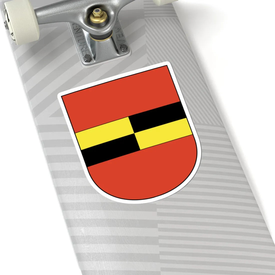 Duernten-blazon (Switzerland) (Coat of Arms) STICKER Vinyl Kiss-Cut Decal - The Sticker Space