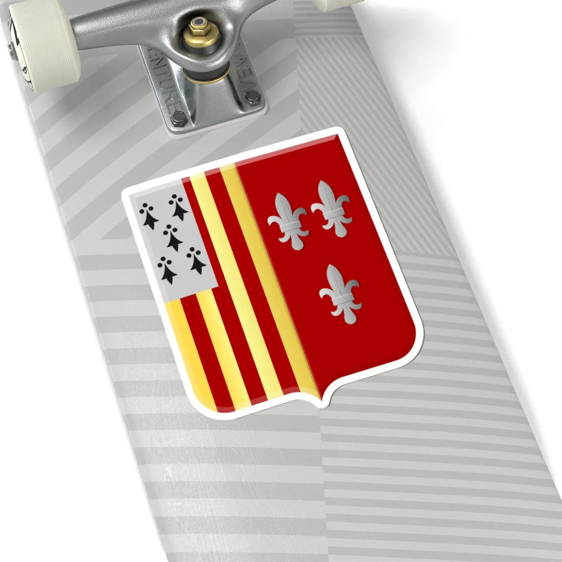 Duffel wapen (Belgium) (Coat of Arms) STICKER Vinyl Kiss-Cut Decal - The Sticker Space