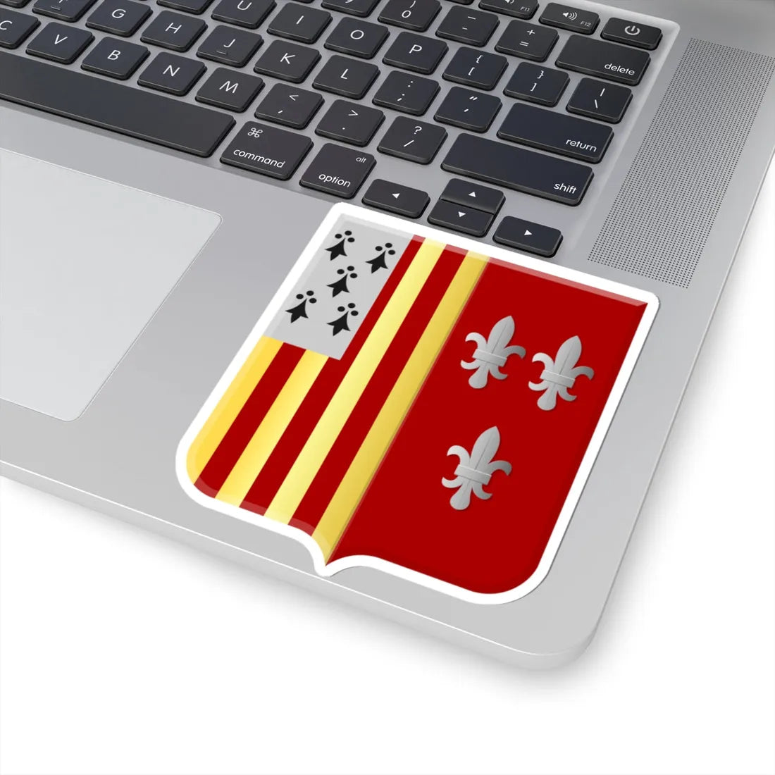 Duffel wapen (Belgium) (Coat of Arms) STICKER Vinyl Kiss-Cut Decal - The Sticker Space