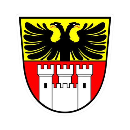 Duisburg Wappen (Germany) (Coat of Arms) STICKER Vinyl Kiss-Cut Decal 2 Inch White - The Sticker Space