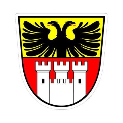 Duisburg Wappen (Germany) (Coat of Arms) STICKER Vinyl Kiss-Cut Decal 4 Inch White - The Sticker Space