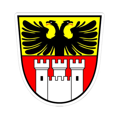 Duisburg Wappen (Germany) (Coat of Arms) STICKER Vinyl Kiss-Cut Decal 6 Inch White - The Sticker Space