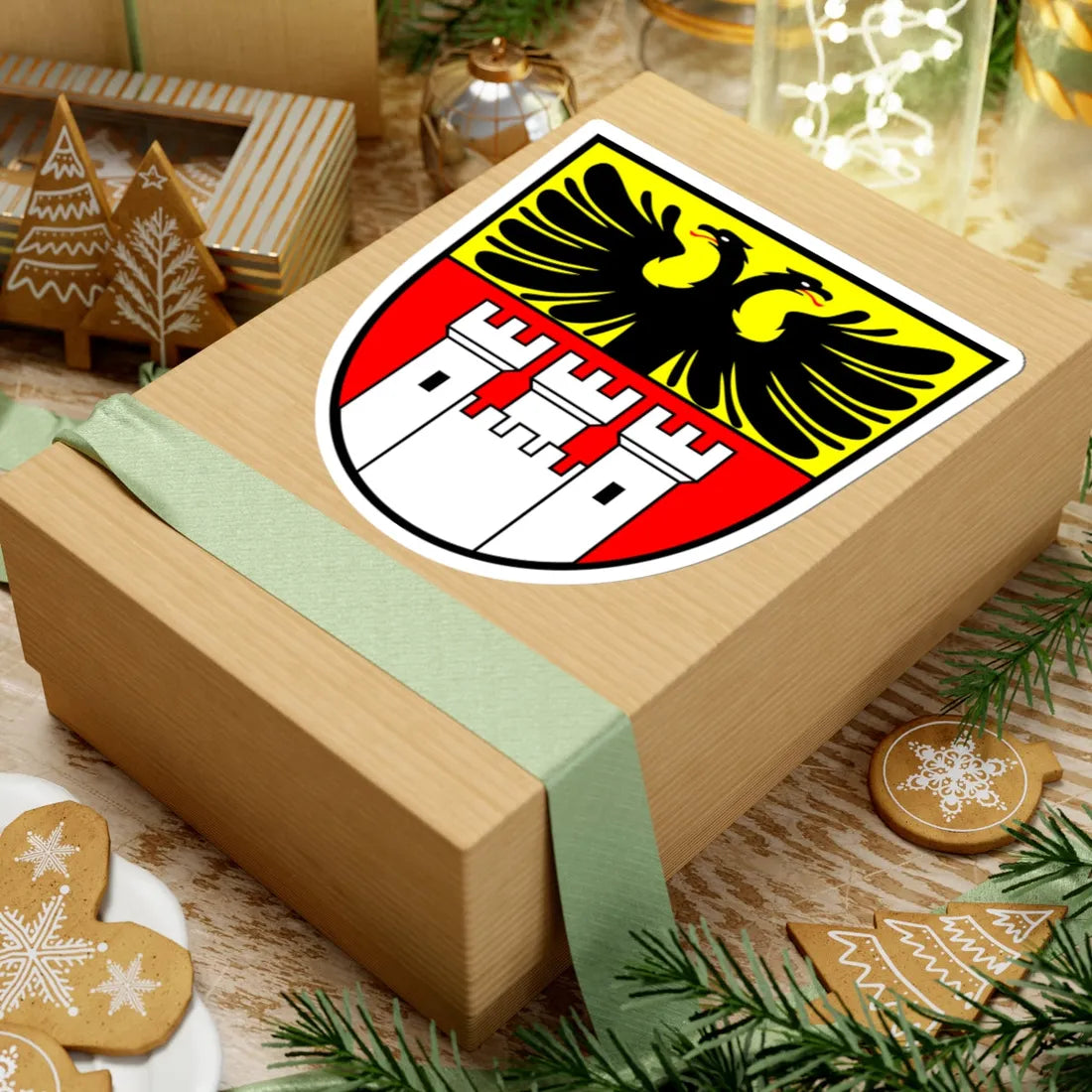Duisburg Wappen (Germany) (Coat of Arms) STICKER Vinyl Kiss-Cut Decal - The Sticker Space