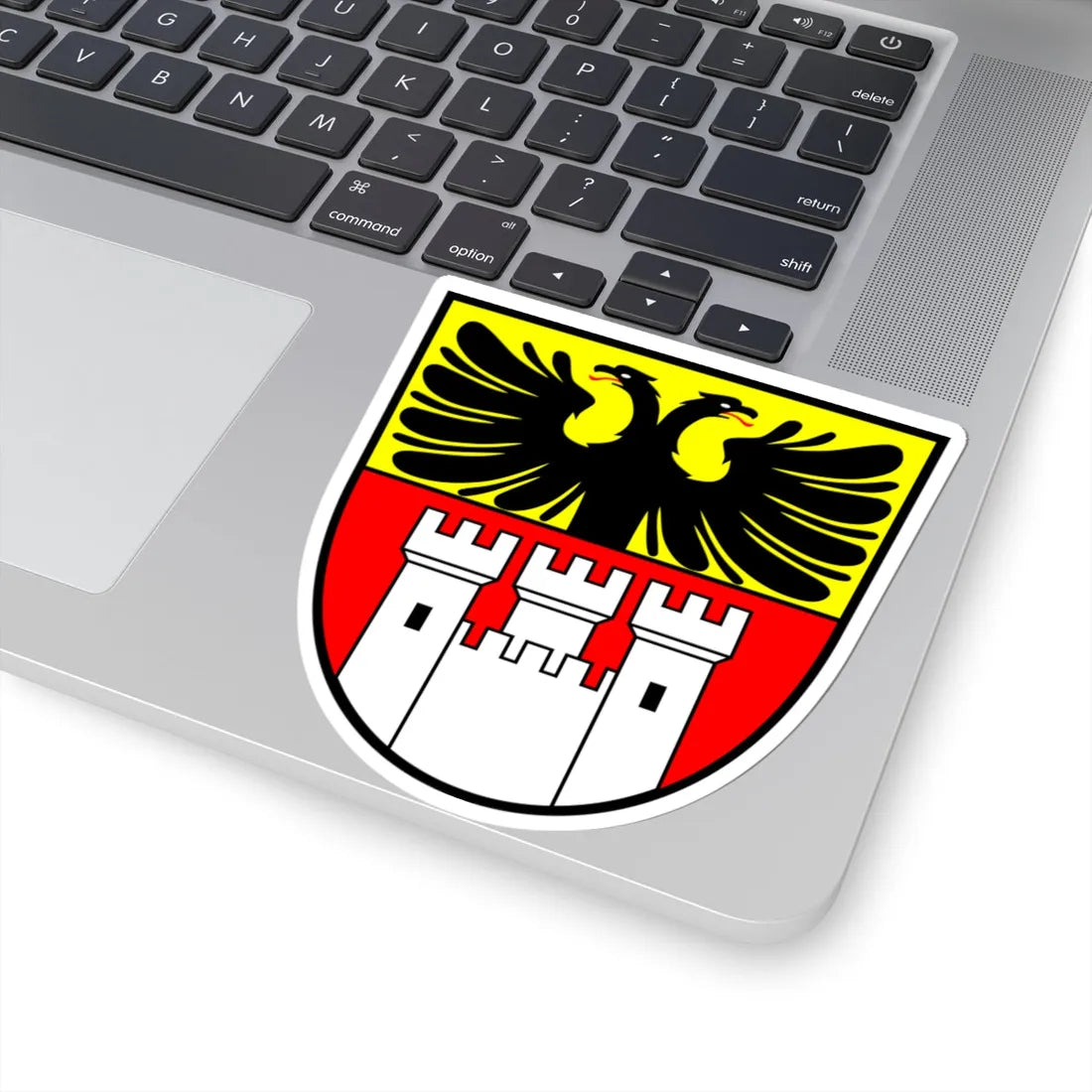 Duisburg Wappen (Germany) (Coat of Arms) STICKER Vinyl Kiss-Cut Decal - The Sticker Space
