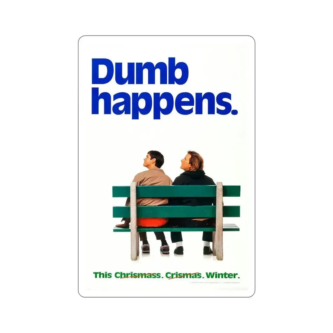 Dumb And Dumber 1994 Movie Poster STICKER Vinyl Die-Cut Decal 6 Inch - The Sticker Space