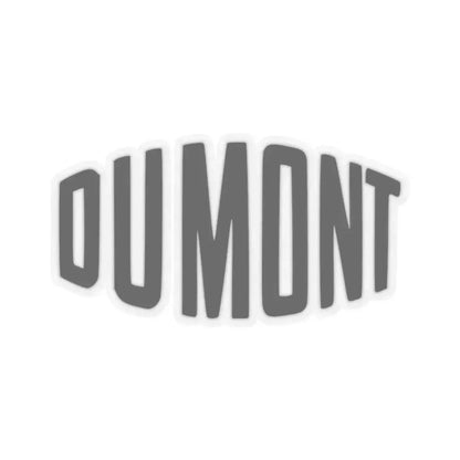 DuMont Television Network (Logo) STICKER Vinyl Kiss-Cut Decal 2 Inch Transparent - The Sticker Space