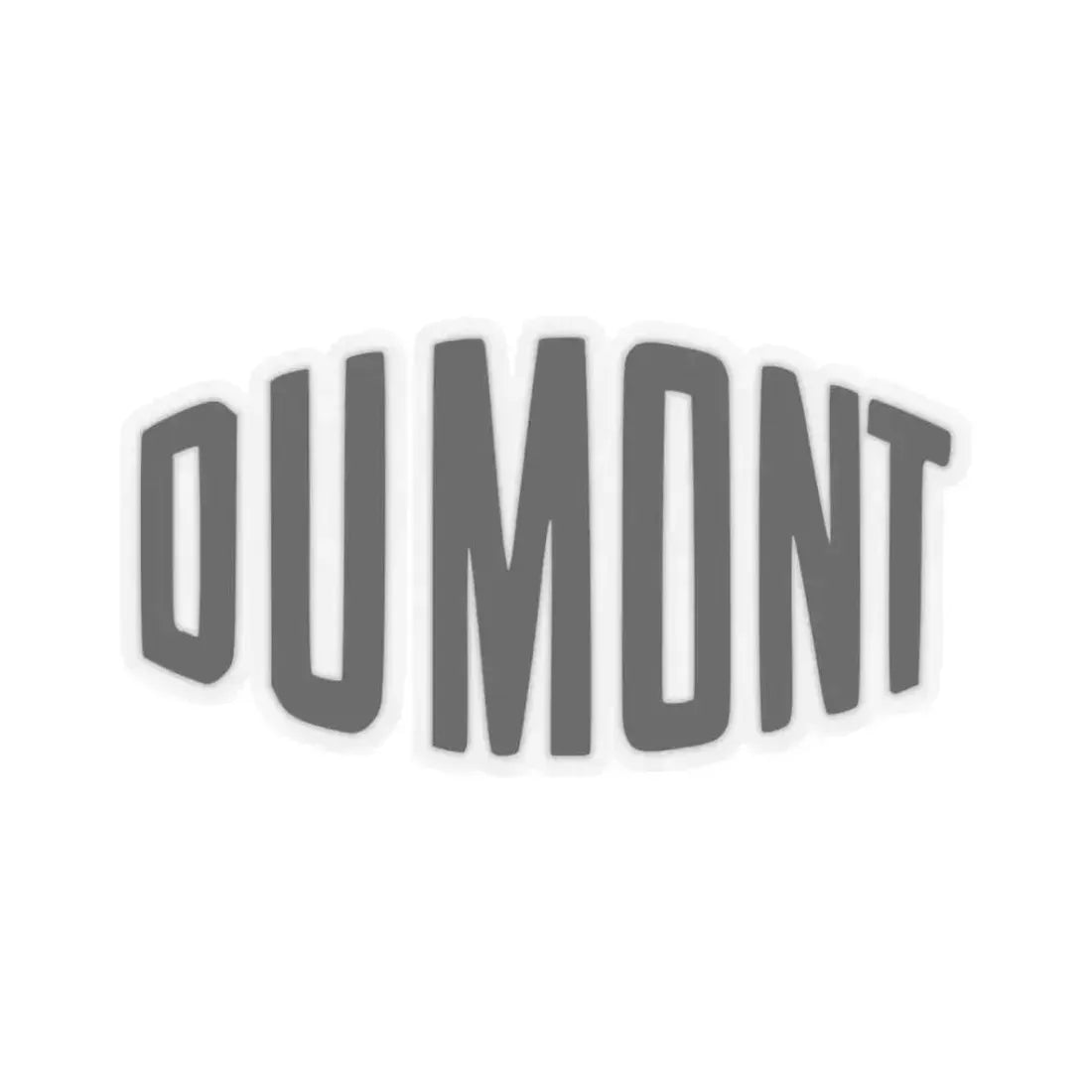 DuMont Television Network (Logo) STICKER Vinyl Kiss-Cut Decal 3 Inch Transparent - The Sticker Space