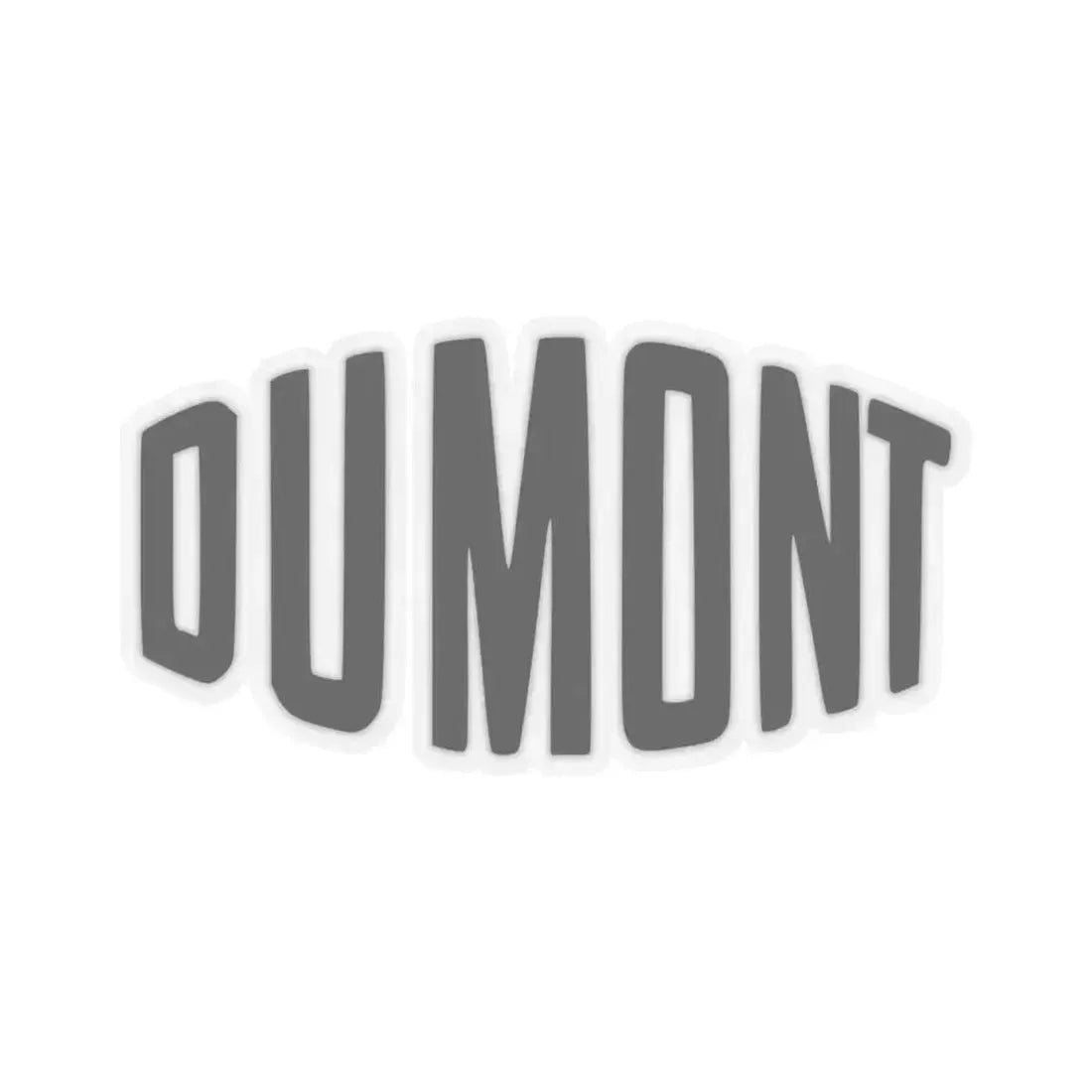 DuMont Television Network (Logo) STICKER Vinyl Kiss-Cut Decal 6 Inch Transparent - The Sticker Space