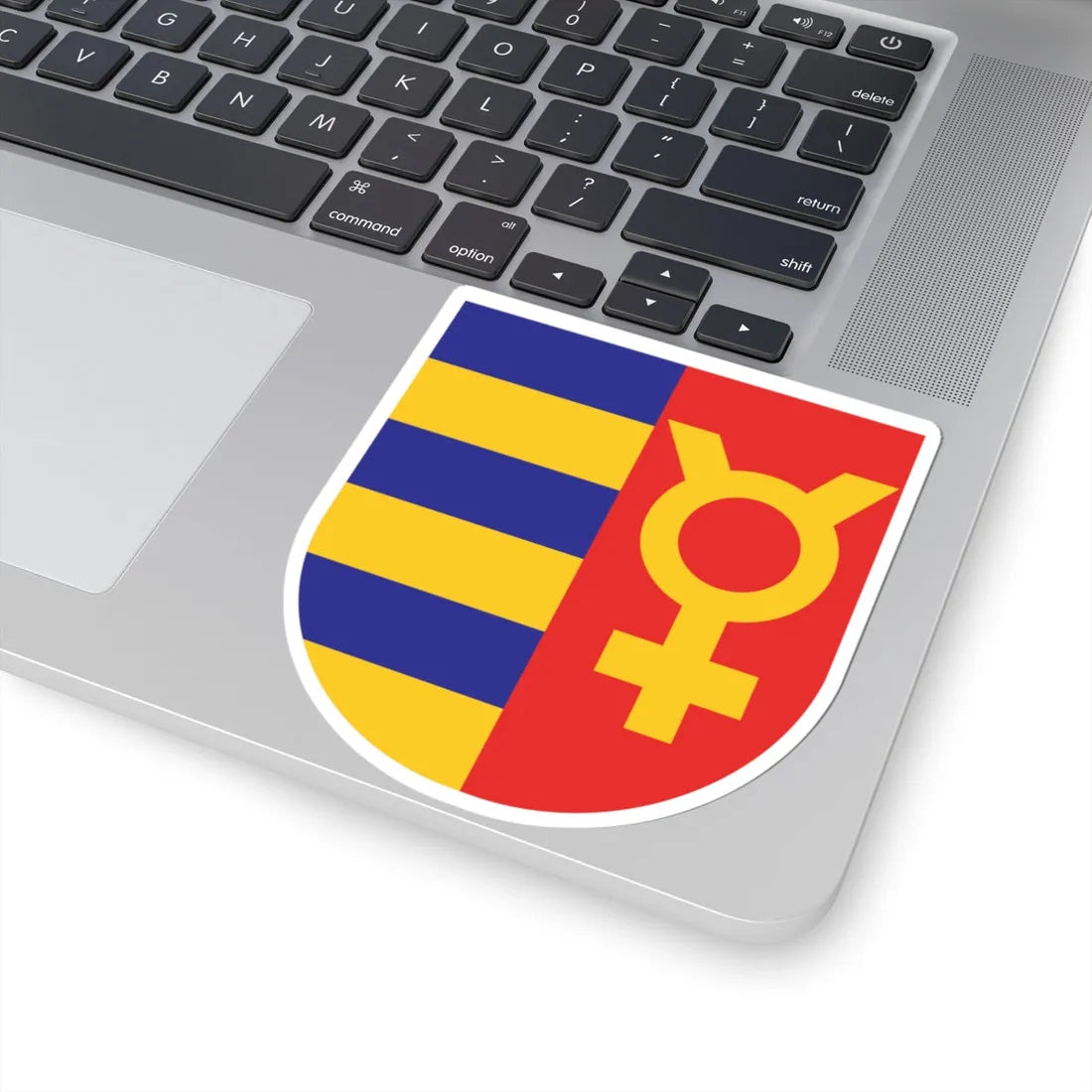 Dunajská Streda - erb (Slovakia) (Coat of Arms) STICKER Vinyl Kiss-Cut Decal - The Sticker Space