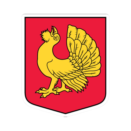 Dundagas pagasts COA (Latvia) (Coat of Arms) STICKER Vinyl Kiss-Cut Decal 2 Inch White - The Sticker Space