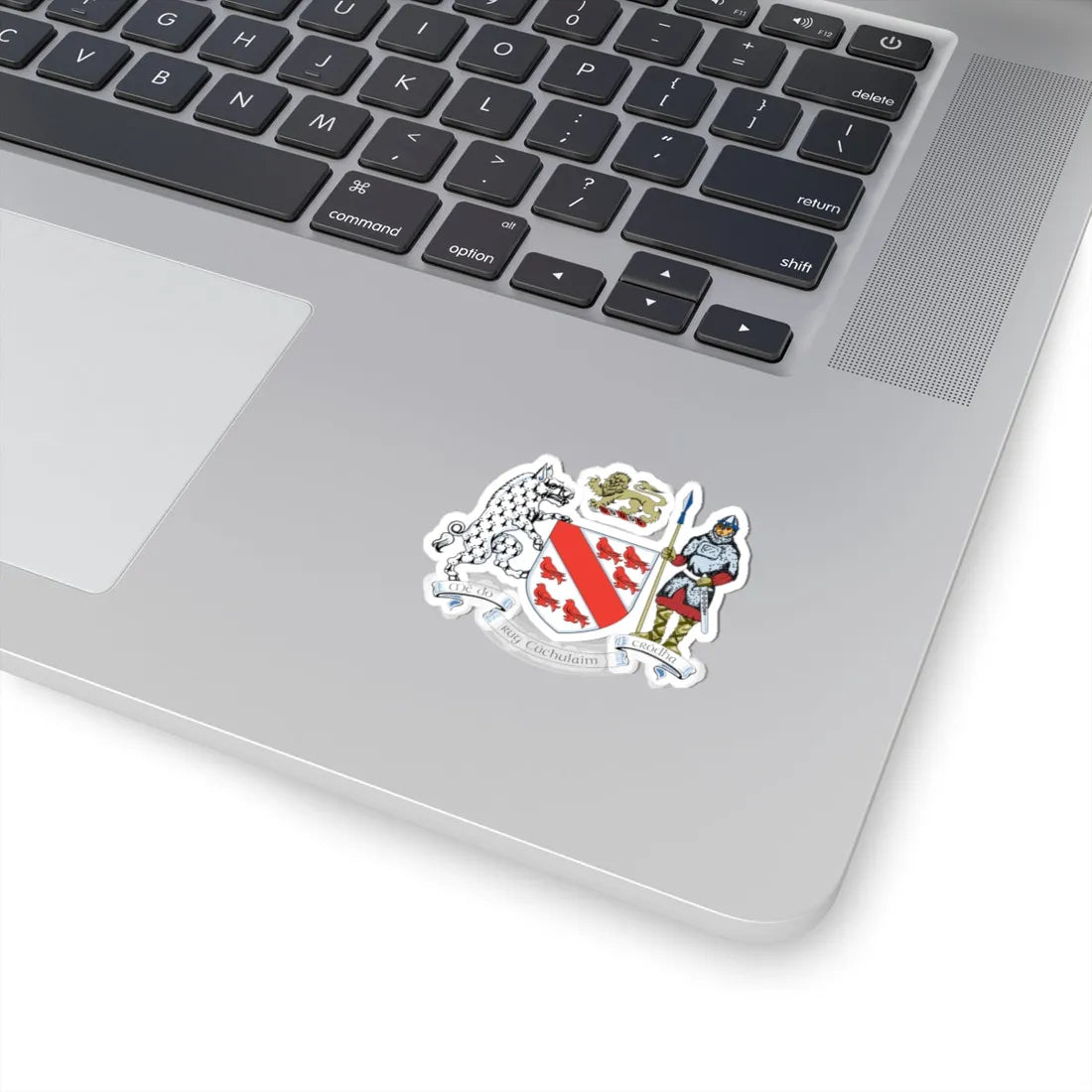 Dundalk Town Crest (Ireland) (Coat of Arms) STICKER Vinyl Kiss-Cut Decal - The Sticker Space