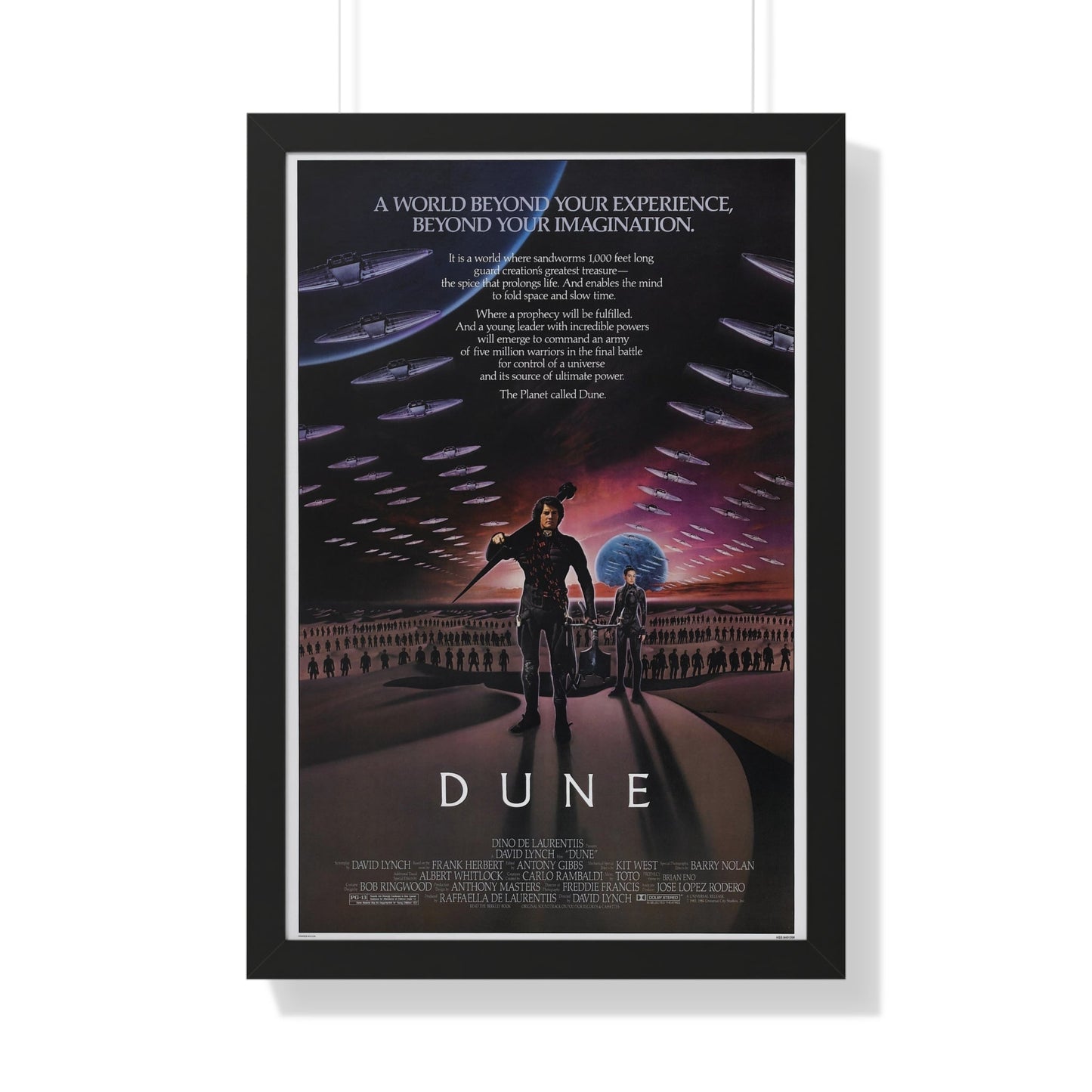 DUNE 1984 - Framed Movie Poster-20" x 30"-The Sticker Space