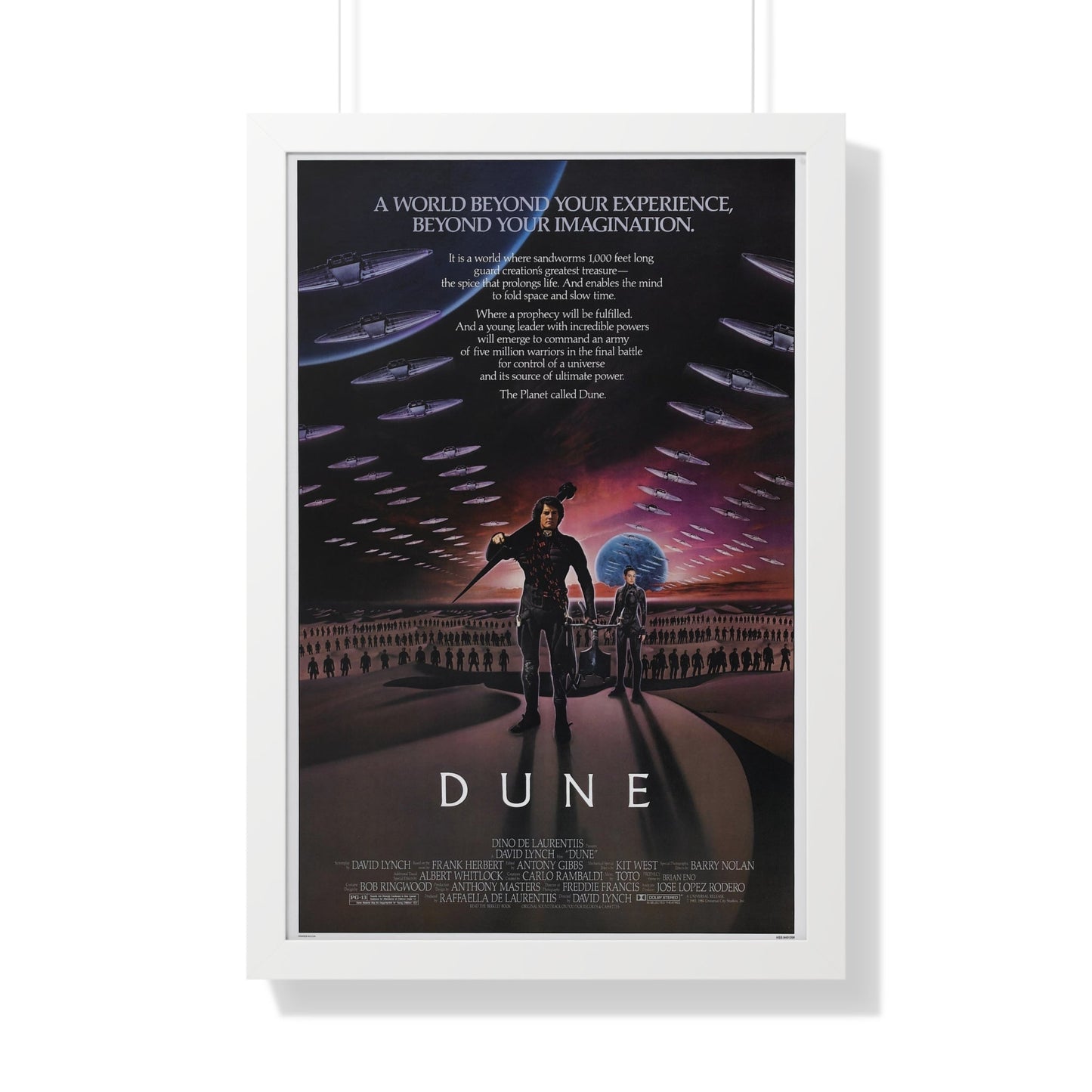 DUNE 1984 - Framed Movie Poster-20" x 30"-The Sticker Space