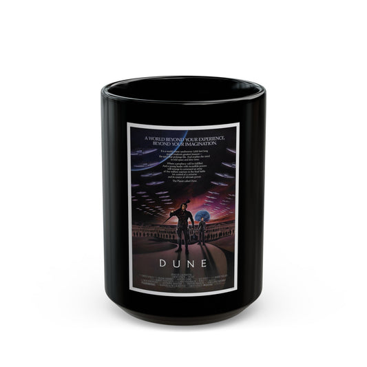 DUNE 1984 Movie Poster - Black Coffee Mug-15oz-The Sticker Space