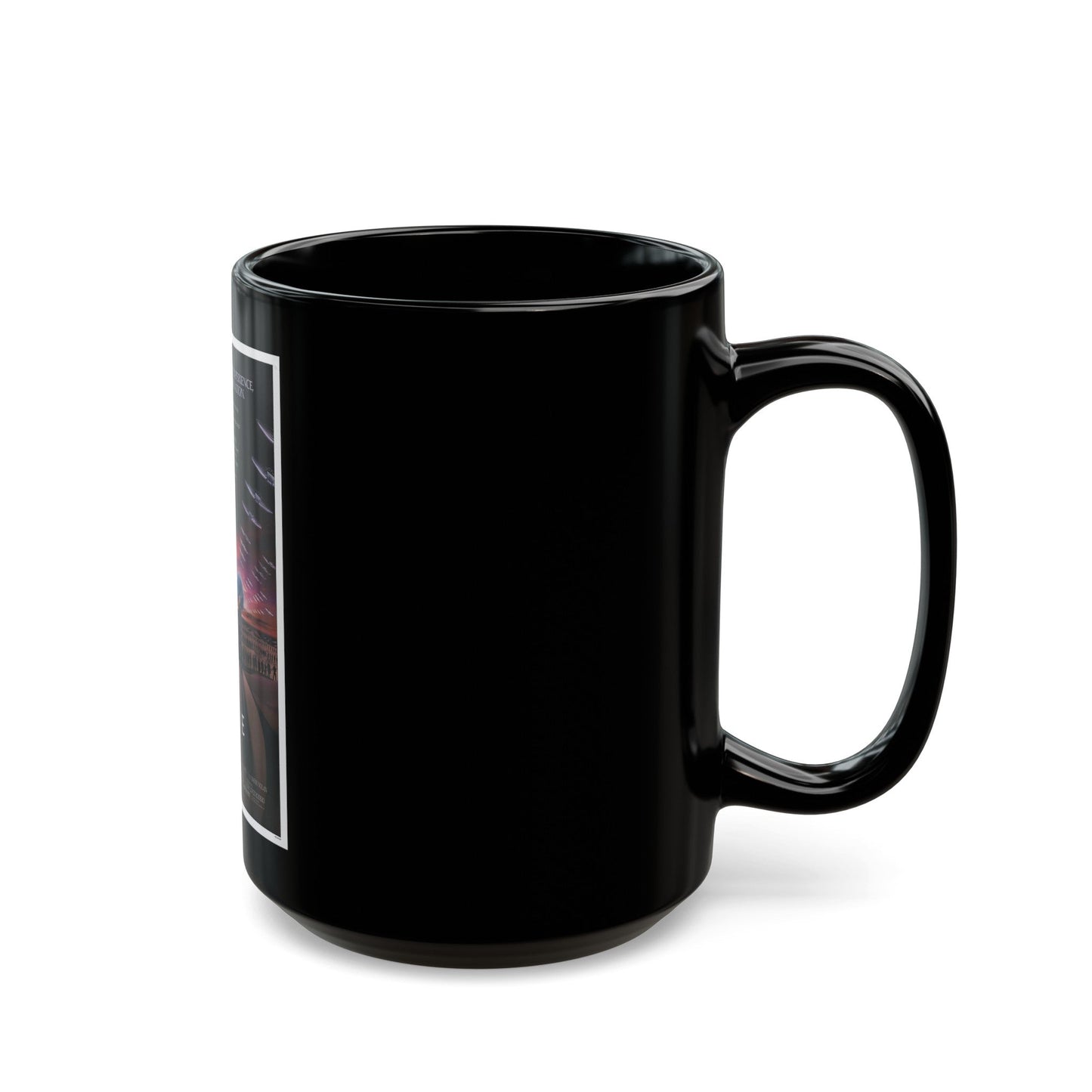 DUNE 1984 Movie Poster - Black Coffee Mug-The Sticker Space