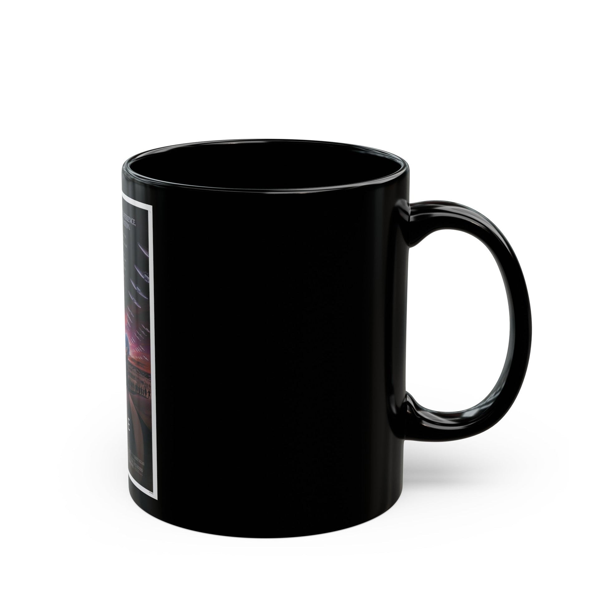 DUNE 1984 Movie Poster - Black Coffee Mug-The Sticker Space