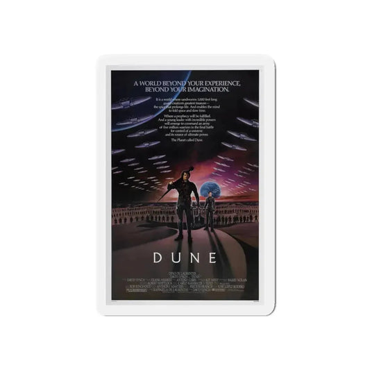 DUNE 1984 Movie Poster - Refrigerator Magnet 6 Inch - The Sticker Space