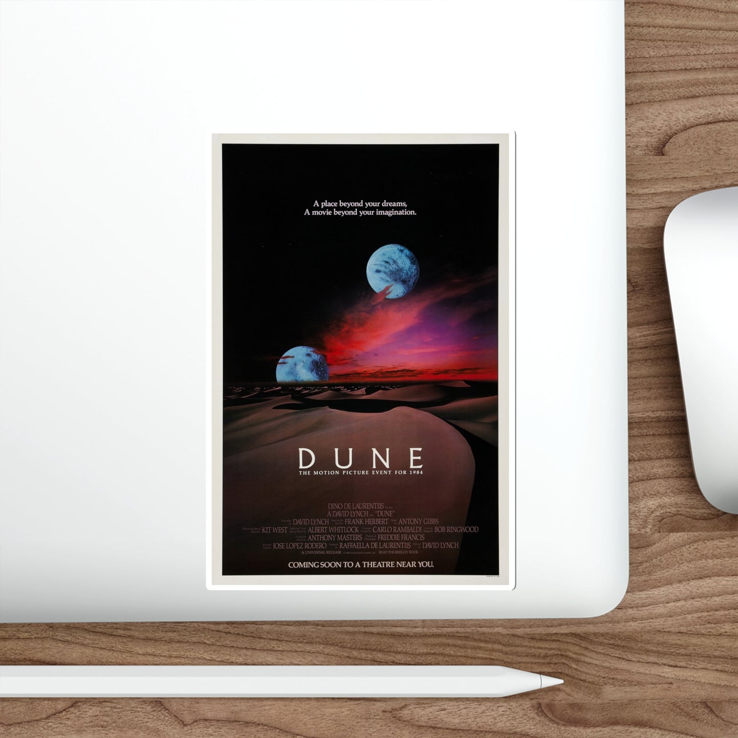 Dune 1984 Movie Poster STICKER Vinyl Die-Cut Decal-The Sticker Space