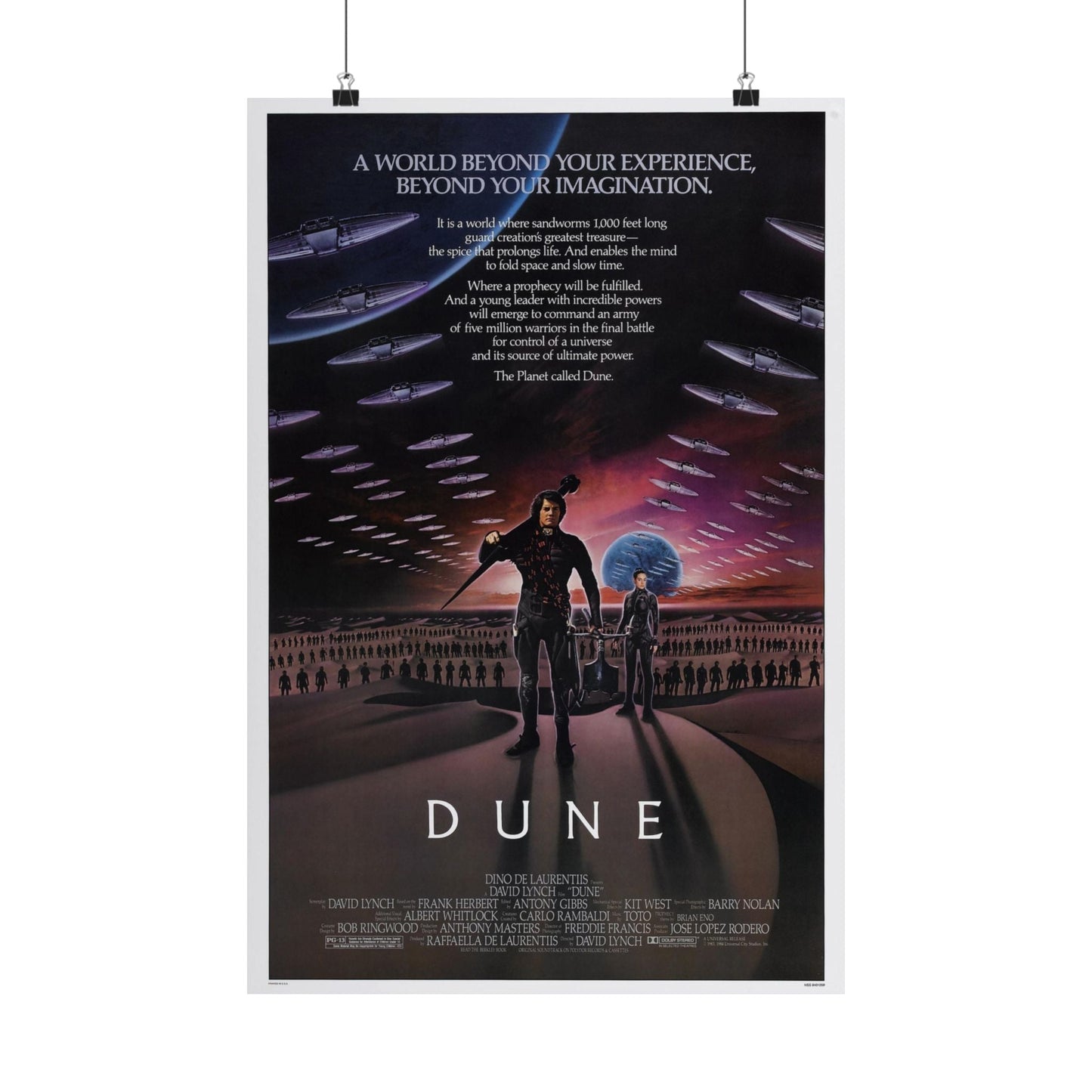 DUNE 1984 - Paper Movie Poster-16″ x 24″-The Sticker Space