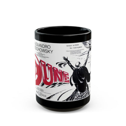 DUNE (JODOROWSKY) Movie Poster - Black Coffee Mug-15oz-The Sticker Space