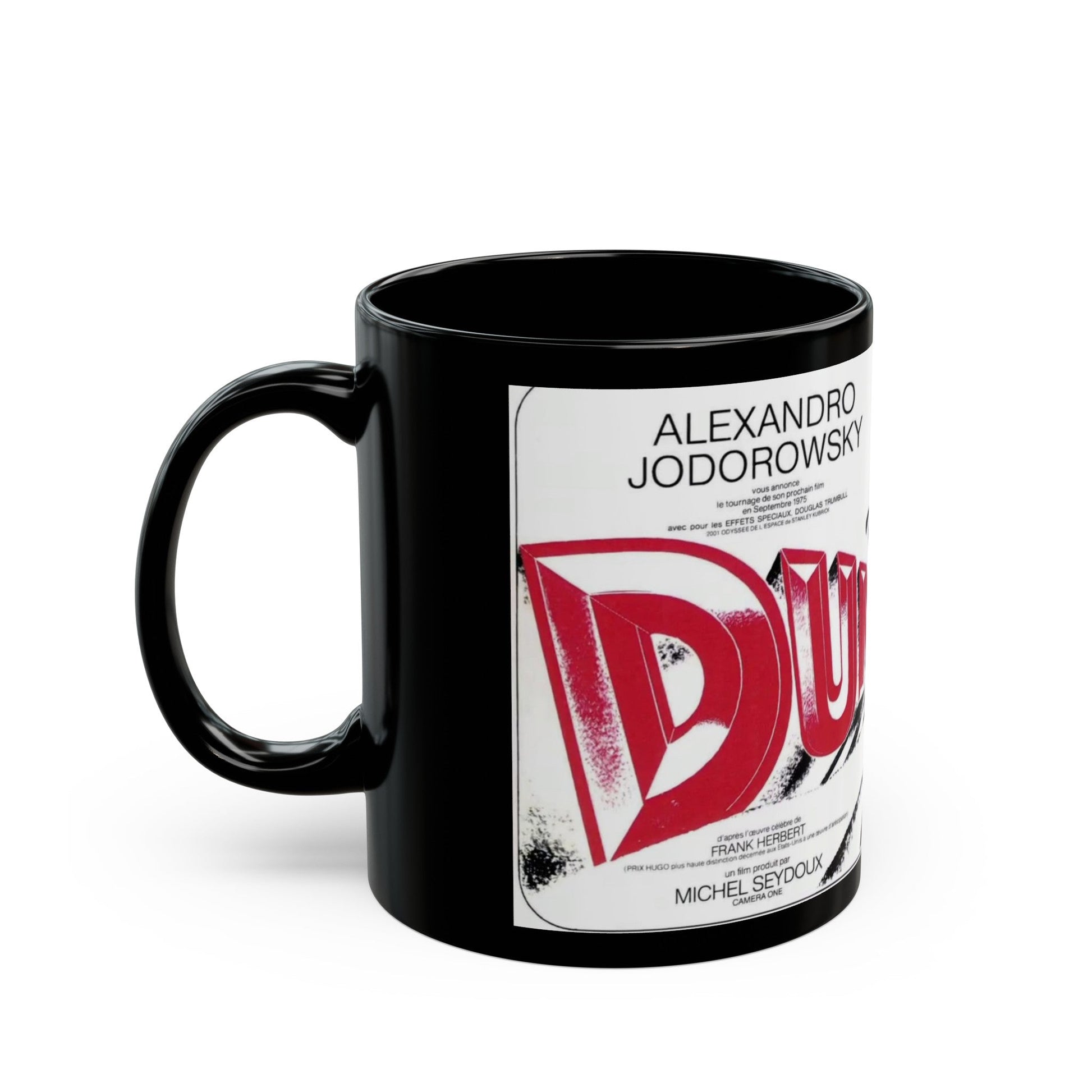 DUNE (JODOROWSKY) Movie Poster - Black Coffee Mug-The Sticker Space