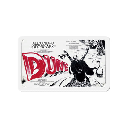 DUNE (JODOROWSKY) Movie Poster - Die-Cut Magnet-4" x 4"-The Sticker Space