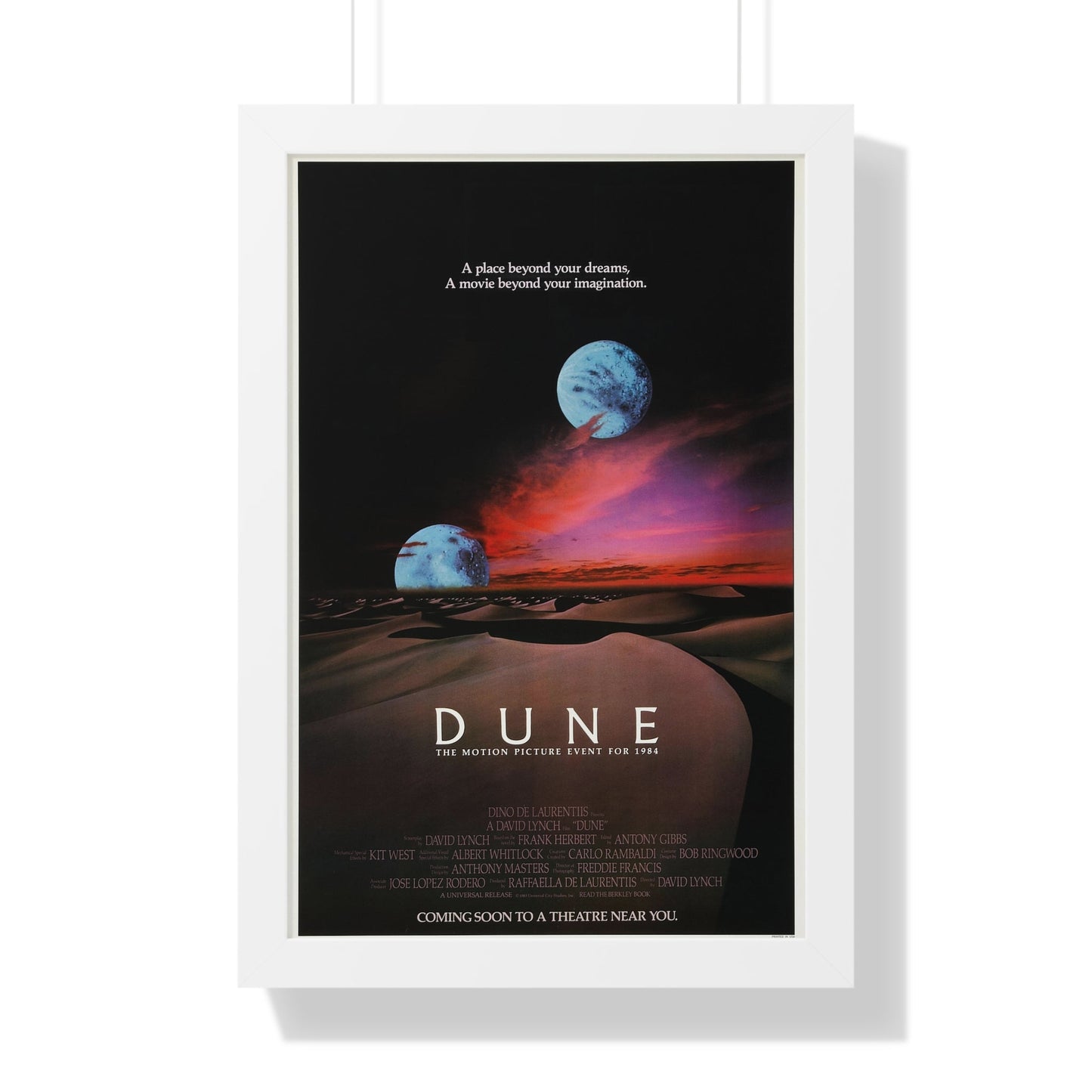 DUNE (TEASER) 1984 - Framed Movie Poster-16″ x 24″-The Sticker Space