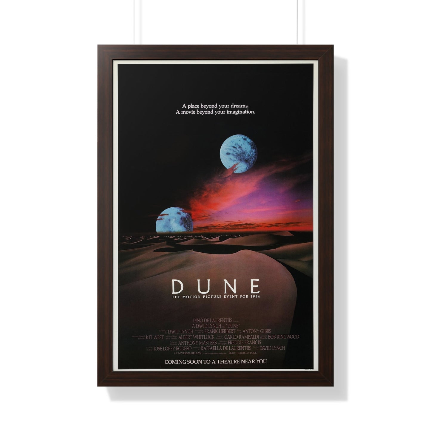 DUNE (TEASER) 1984 - Framed Movie Poster-20" x 30"-The Sticker Space