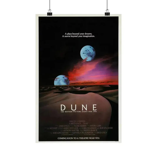 DUNE (TEASER) 1984 - Paper Movie Poster 12″ x 18″ Matte - The Sticker Space