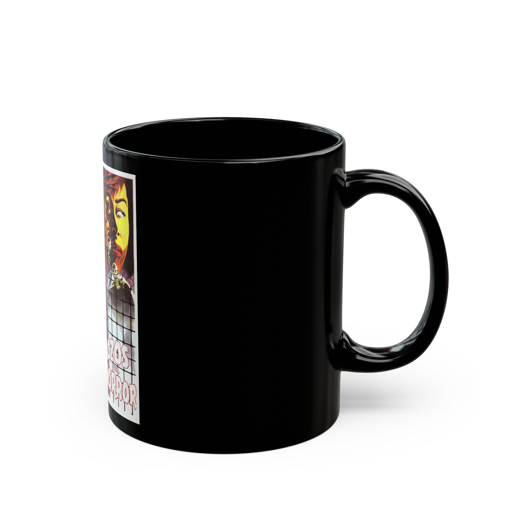 DUNGEON OF HARROW 1962 Movie Poster - Black Coffee Mug-The Sticker Space