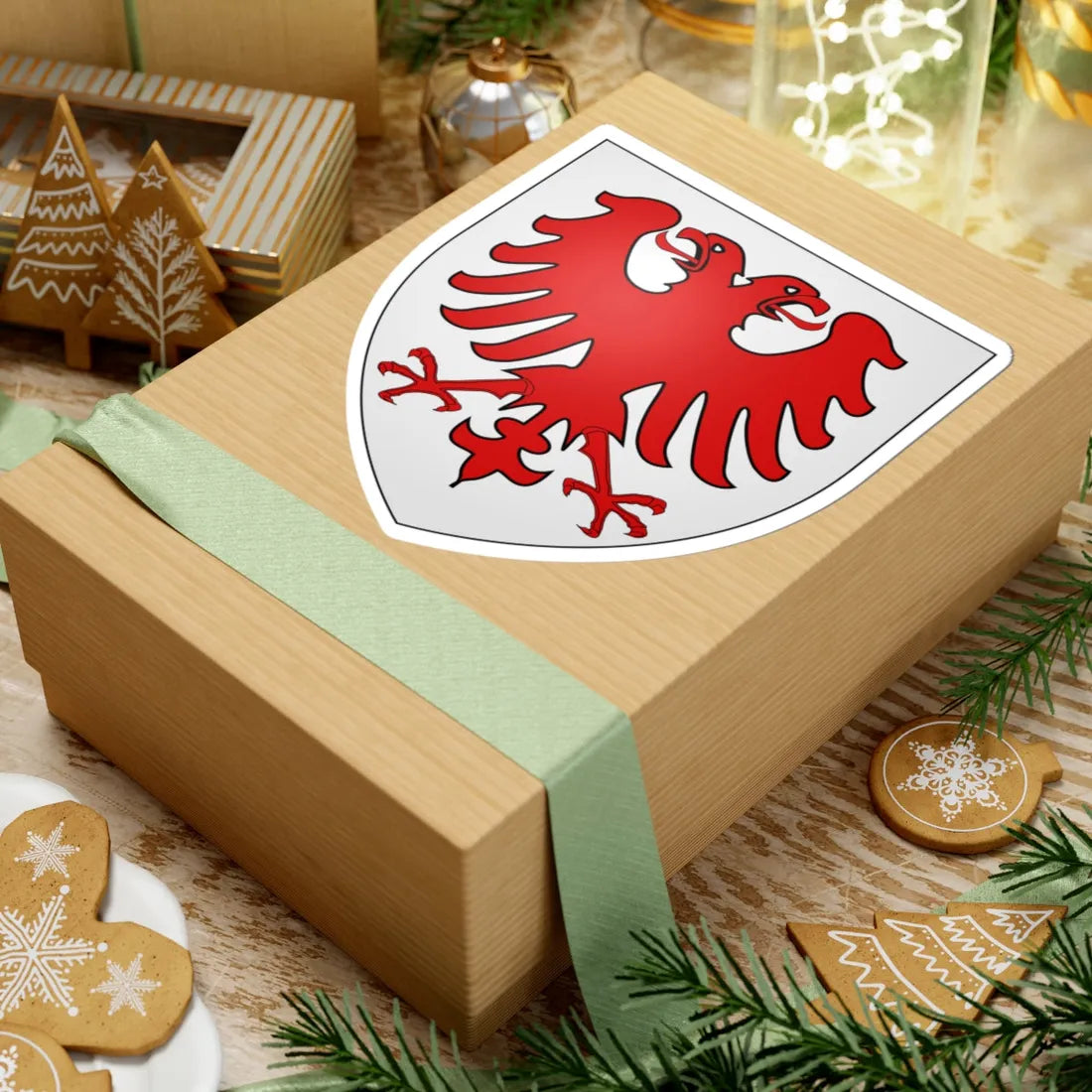 Dunlop of Dunlop arms (Scotland) (Coat of Arms) STICKER Vinyl Kiss-Cut Decal - The Sticker Space