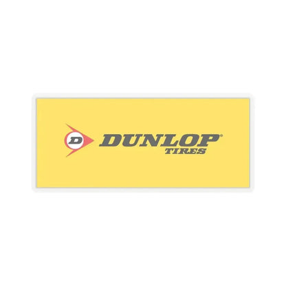 Dunlop (version 4) (Logo) STICKER Vinyl Kiss-Cut Decal 6 Inch Transparent - The Sticker Space