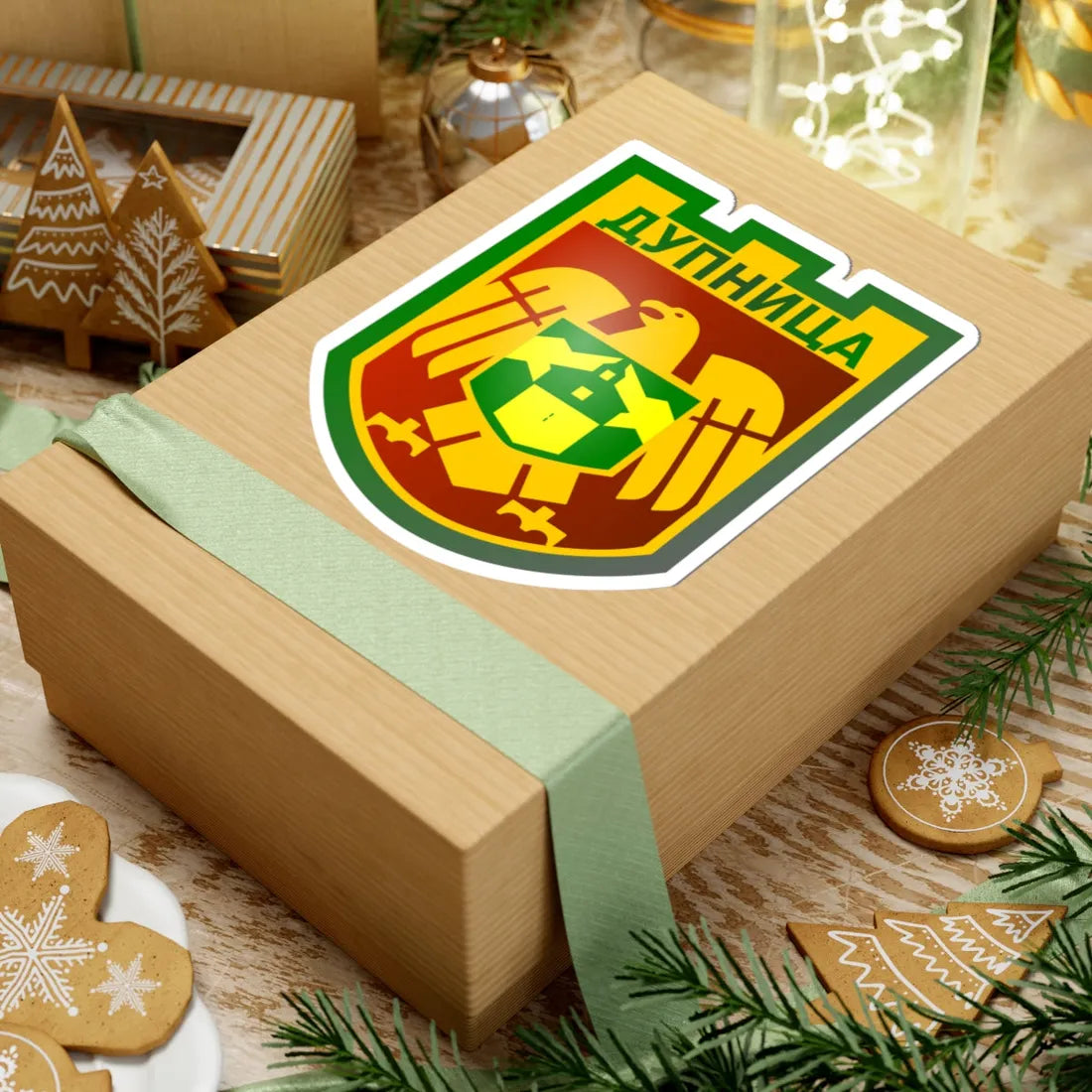 Dupnitsa-coat-of-arms (Bulgaria) (Coat of Arms) STICKER Vinyl Kiss-Cut Decal - The Sticker Space