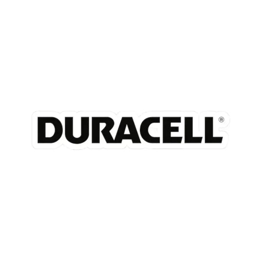 Duracell (Logo) STICKER Vinyl Kiss-Cut Decal 2 Inch White - The Sticker Space