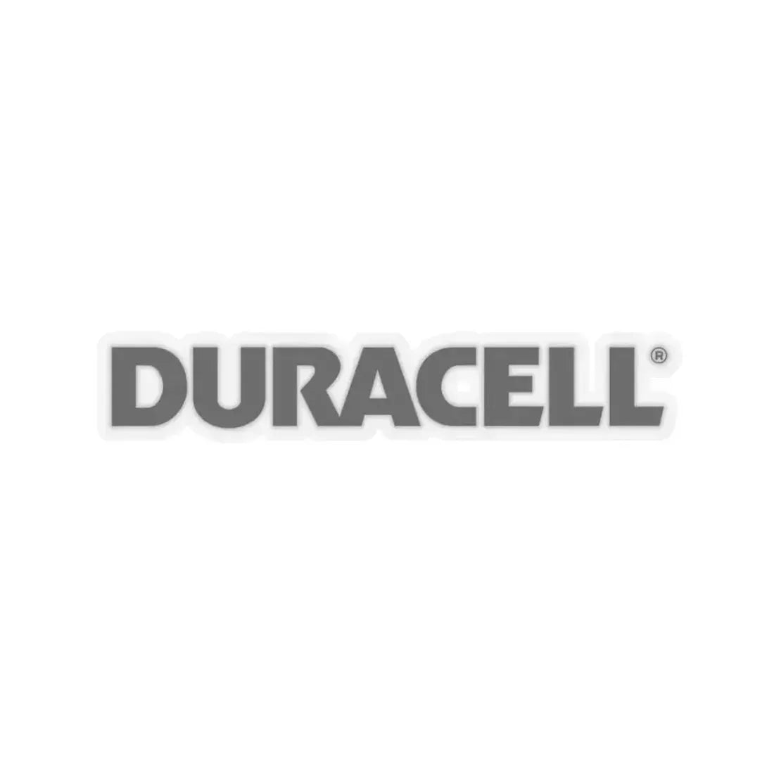 Duracell (Logo) STICKER Vinyl Kiss-Cut Decal 3 Inch Transparent - The Sticker Space