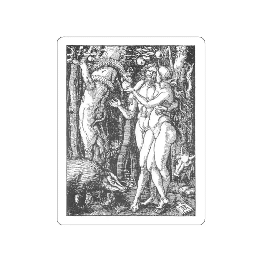 DURER, Albrecht - 1. The Fall (Artwork) STICKER Vinyl Die-Cut Decal - The Sticker Space