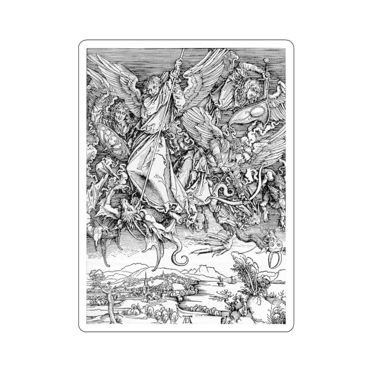 SKU:22946889433479690103 Sticker types:White Shape:Die-Cut Sizes:5" × 5"