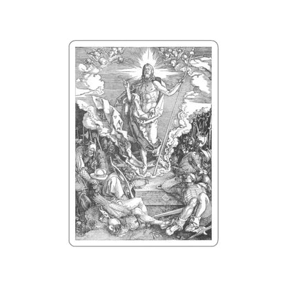 DURER, Albrecht - 12. The Resurrection of Christ (Artwork) STICKER Vinyl Die-Cut Decal White Die-Cut 3 Inch - The Sticker Space