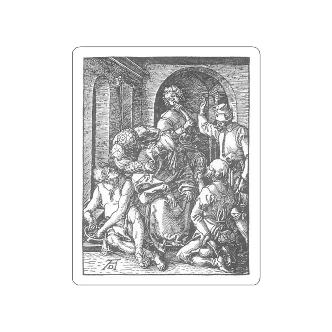 DURER, Albrecht - 14. The Mocking of Christ (Artwork) STICKER Vinyl Die-Cut Decal White Die-Cut 2 Inch - The Sticker Space