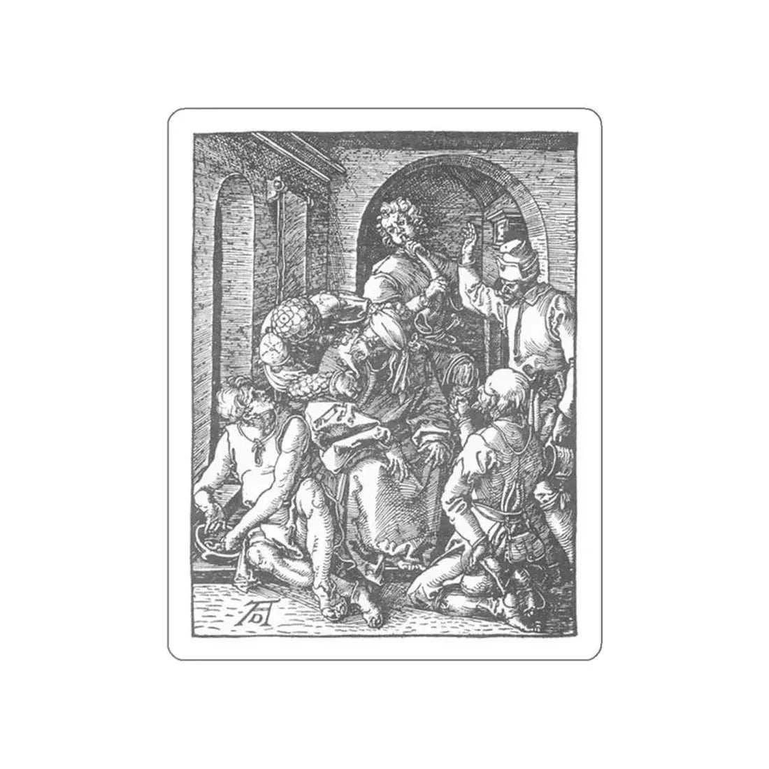 DURER, Albrecht - 14. The Mocking of Christ (Artwork) STICKER Vinyl Die-Cut Decal White Die-Cut 6 Inch - The Sticker Space