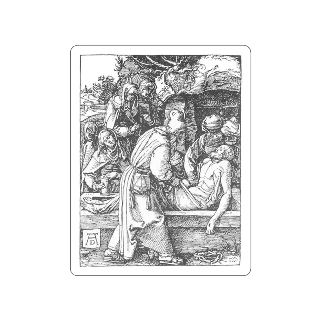 DURER, Albrecht - 28. The Entombment (Artwork) STICKER Vinyl Die-Cut Decal - The Sticker Space