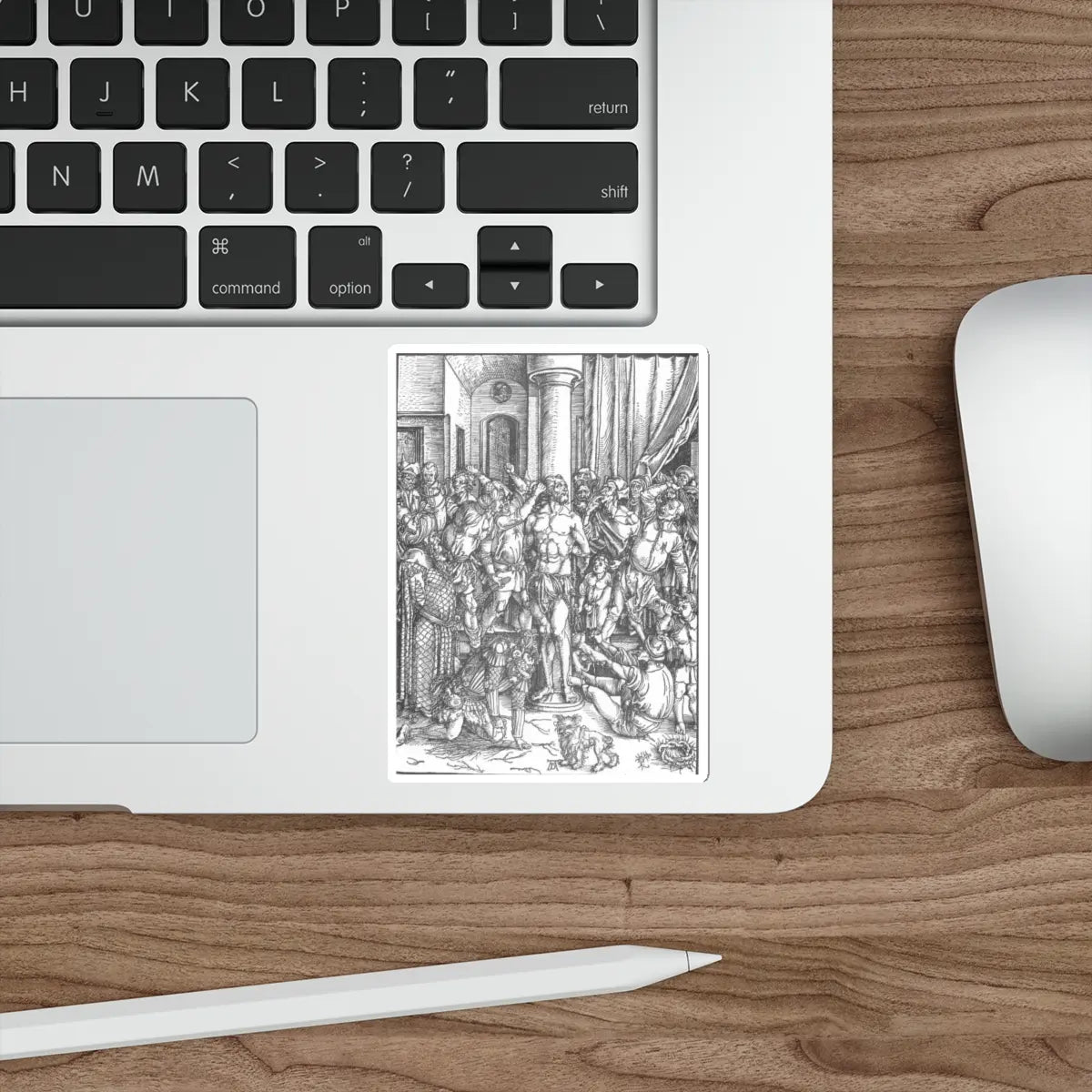 SKU:17732065991842423285 Sticker types:White Shape:Die-Cut Sizes:4" × 4"