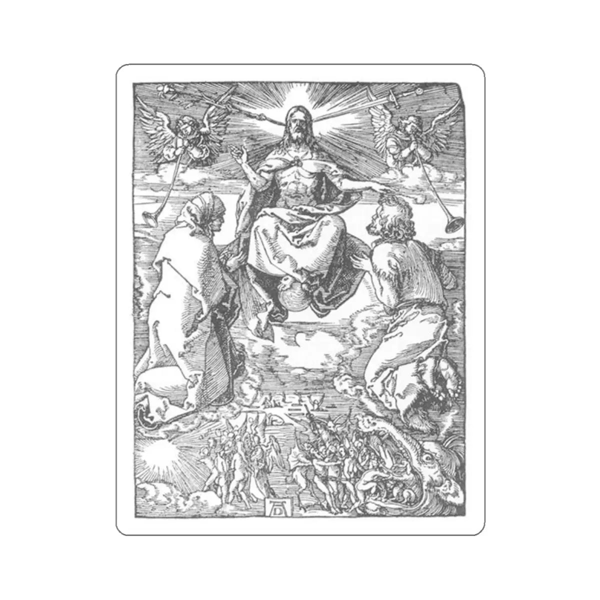 SKU:10813434441927058372 Sticker types:White Shape:Die-Cut Sizes:2" × 2"