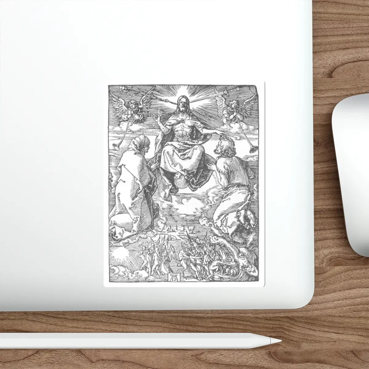 SKU:18964152318632347195 Sticker types:White Shape:Die-Cut Sizes:5" × 5"