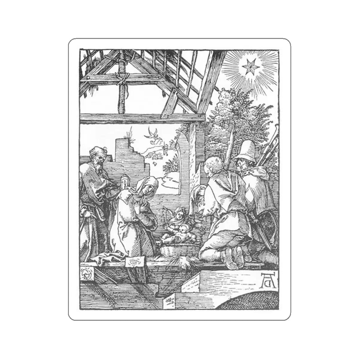SKU:24149508794393478985 Sticker types:White Shape:Die-Cut Sizes:3" × 3"