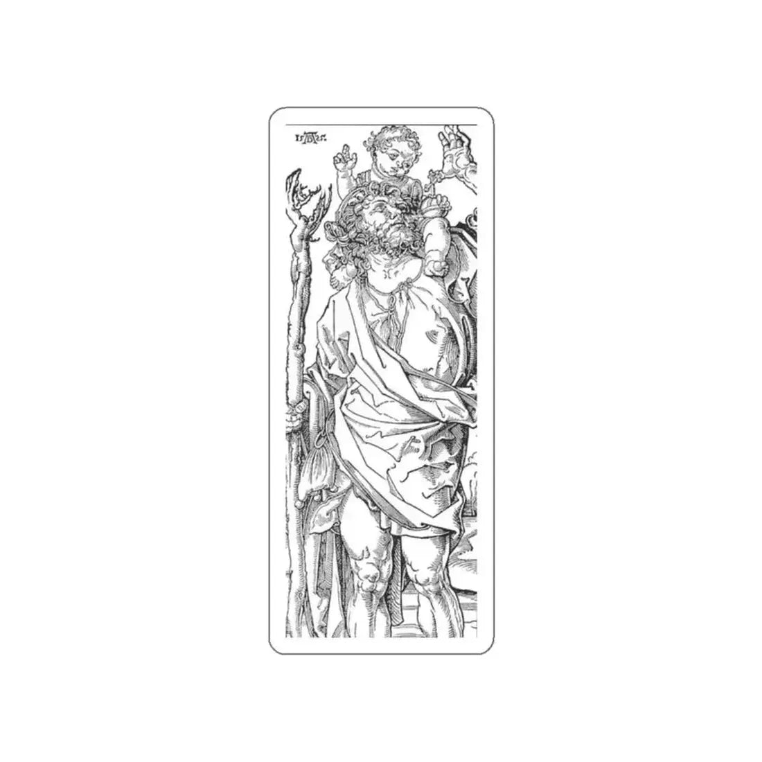 DURER, Albrecht - 42 (Artwork) STICKER Vinyl Die-Cut Decal White Die-Cut 2 Inch - The Sticker Space