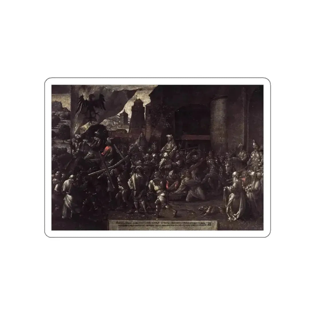 DURER, Albrecht - 6calvary (Artwork) STICKER Vinyl Die-Cut Decal - The Sticker Space