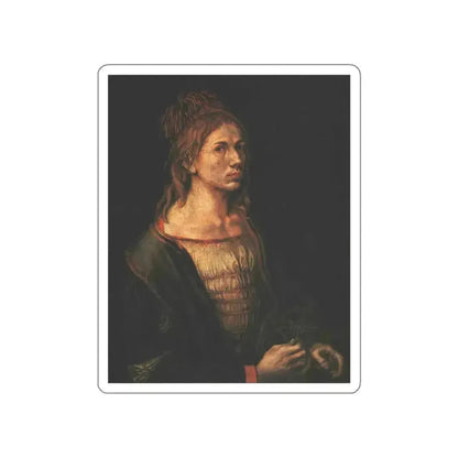 DURER, Albrecht - Autoportret (Artwork) STICKER Vinyl Die-Cut Decal White Die-Cut 6 Inch - The Sticker Space