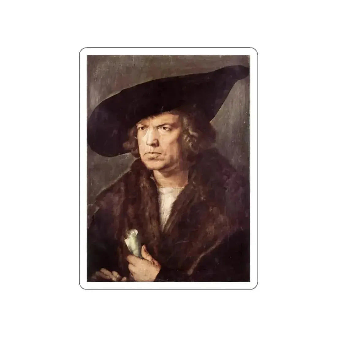 DURER, Albrecht - baret (Artwork) STICKER Vinyl Die-Cut Decal - The Sticker Space
